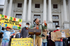 April 13, 2022: Senator Lindsey Williams Speaks at Toddlers to Tassels: A Rally to Fully & Fairly Fund Education.
