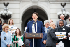 April 13, 2022: Senator Lindsey Williams Speaks at Toddlers to Tassels: A Rally to Fully & Fairly Fund Education.