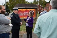 August 26, 2019: Senator Lindsey Williams and Representative Lori Mizgorski joined State Fire Commissioner Bruce Trego and other local elected officials from Shaler Township for the presentation of a $200,000 check to the Elfinwild Volunteer Fire Company. This funding is provided through the Volunteer Loan Assistance Program (VLAP).
