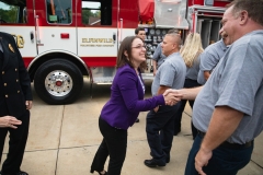 August 26, 2019: Senator Lindsey Williams and Representative Lori Mizgorski joined State Fire Commissioner Bruce Trego and other local elected officials from Shaler Township for the presentation of a $200,000 check to the Elfinwild Volunteer Fire Company. This funding is provided through the Volunteer Loan Assistance Program (VLAP).