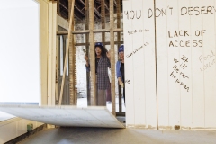 Etna Community Library Wall Breaking