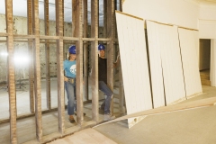 Etna Community Library Wall Breaking
