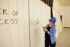 Etna Community Library Wall Breaking