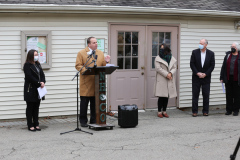December 9, 2021 − Senator Lindsey M. Williams (D-Allegheny) joined representatives from Greater Pittsburgh Community Food Bank, North Hills Community Outreach, and other elected officials today for an announcement that food banks across Pennsylvania will receive $11.4 million through the COVID-19 Cold Storage Infrastructure Program (CSIP).