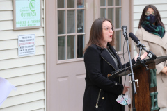 December 9, 2021 − Senator Lindsey M. Williams (D-Allegheny) joined representatives from Greater Pittsburgh Community Food Bank, North Hills Community Outreach, and other elected officials today for an announcement that food banks across Pennsylvania will receive $11.4 million through the COVID-19 Cold Storage Infrastructure Program (CSIP).