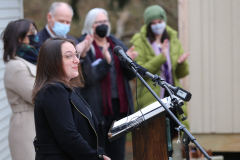 December 9, 2021 − Senator Lindsey M. Williams (D-Allegheny) joined representatives from Greater Pittsburgh Community Food Bank, North Hills Community Outreach, and other elected officials today for an announcement that food banks across Pennsylvania will receive $11.4 million through the COVID-19 Cold Storage Infrastructure Program (CSIP).