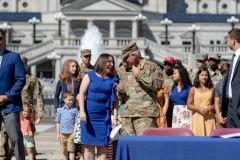 July 1, 2019: Senator Lindsey Williams joins Governor Tom Wolf as he signed a bill that will give family members of those in the Pennsylvania National Guard education opportunities. The bill will allow for free or reduced cost college education.
