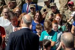 July 1, 2019: Senator Lindsey Williams joins Governor Tom Wolf as he signed a bill that will give family members of those in the Pennsylvania National Guard education opportunities. The bill will allow for free or reduced cost college education.