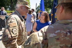 July 1, 2019: Senator Lindsey Williams joins Governor Tom Wolf as he signed a bill that will give family members of those in the Pennsylvania National Guard education opportunities. The bill will allow for free or reduced cost college education.