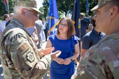 July 1, 2019: Senator Lindsey Williams joins Governor Tom Wolf as he signed a bill that will give family members of those in the Pennsylvania National Guard education opportunities. The bill will allow for free or reduced cost college education.
