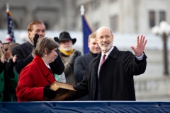 January 15, 2018: Senator Lindsey Williams serves on the  escort committee for swearing in ceremony of  Gov. Tom Wolf & Lt. Gov. John Fetterman.