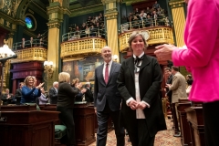 January 15, 2018: Senator Lindsey Williams serves on the  escort committee for swearing in ceremony of  Gov. Tom Wolf & Lt. Gov. John Fetterman.