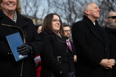January 15, 2018: Senator Lindsey Williams serves on the  escort committee for swearing in ceremony of  Gov. Tom Wolf & Lt. Gov. John Fetterman.