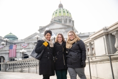 January 15, 2018: Senator Lindsey Williams serves on the  escort committee for swearing in ceremony of  Gov. Tom Wolf & Lt. Gov. John Fetterman.