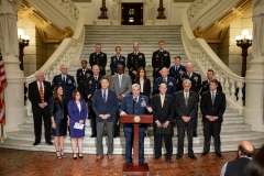 April 30, 2019: Senator Lindsey M. Williams joined Senator Mike Regan, Representative Chris Sainato , and Representative Steve Barrar  to announce the introduction of the Military Family Education Program.