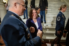 April 30, 2019: Senator Lindsey M. Williams joined Senator Mike Regan, Representative Chris Sainato , and Representative Steve Barrar  to announce the introduction of the Military Family Education Program.