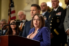 April 30, 2019: Senator Lindsey M. Williams joined Senator Mike Regan, Representative Chris Sainato , and Representative Steve Barrar  to announce the introduction of the Military Family Education Program.