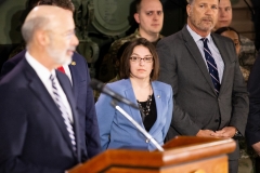 February 27, 2019:  Senator Lindsey M. Williams, along with Governor Tom Wolf, Major General Tony Carrelli, Adjutant General of Pennsylvania, Senator Mike Regan, Representative Stephen Barrar, and Representative Chris Sainato announced legislation implementing a Pennsylvania National Guard Military Family Education Program.