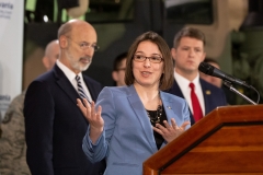 February 27, 2019:  Senator Lindsey M. Williams, along with Governor Tom Wolf, Major General Tony Carrelli, Adjutant General of Pennsylvania, Senator Mike Regan, Representative Stephen Barrar, and Representative Chris Sainato announced legislation implementing a Pennsylvania National Guard Military Family Education Program.
