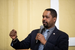 April 4, 2019: As a tribute to the legacy of the Rev. Dr. Martin Luther King Jr. and his fight for poor and working people, Senator Lindsey Williams joined members of the Pennsylvania Senate Democratic Caucus in the launch of a 30-day campaign to address poverty and economic insecurity in the commonwealth.