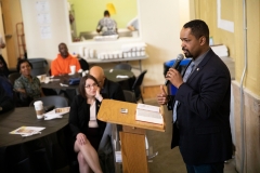April 4, 2019: As a tribute to the legacy of the Rev. Dr. Martin Luther King Jr. and his fight for poor and working people, Senator Lindsey Williams joined members of the Pennsylvania Senate Democratic Caucus in the launch of a 30-day campaign to address poverty and economic insecurity in the commonwealth.