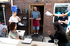 September 3, 2019: Elected officials work as servers for an hour to highlight the need for One Fair Wage