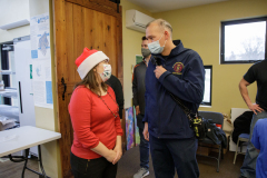 Operation Warm Coat Distribution with Pittsburgh FireFighters and Larimer Consensus Group