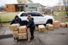 Operation Warm Coat Distribution with Pittsburgh FireFighters and Larimer Consensus Group