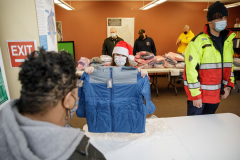 Operation Warm Coat Distribution with Pittsburgh FireFighters and Larimer Consensus Group