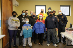 Operation Warm Coat Distribution with Pittsburgh FireFighters and Larimer Consensus Group