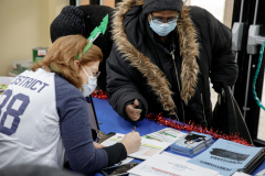 Operation Warm Coat Distribution with Pittsburgh FireFighters and Larimer Consensus Group