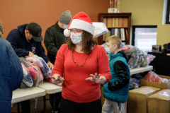 Operation Warm Coat Distribution with Pittsburgh FireFighters and Larimer Consensus Group
