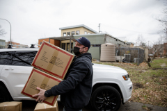 Operation Warm Coat Distribution with Pittsburgh FireFighters and Larimer Consensus Group