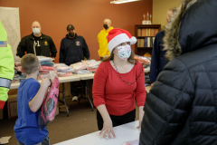 Operation Warm Coat Distribution with Pittsburgh FireFighters and Larimer Consensus Group