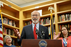 June 1, 2022: Senator Williams Joins Governor Wolf and Rep. Emily Kinkead at event supporting the American Rescue Plan funded PA Opportunity Program, which would send $2,000 checks to Pennsylvanians.