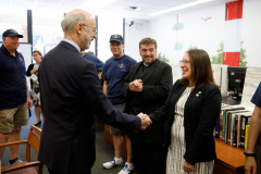 June 1, 2022: Senator Williams Joins Governor Wolf and Rep. Emily Kinkead at event supporting the American Rescue Plan funded PA Opportunity Program, which would send $2,000 checks to Pennsylvanians.