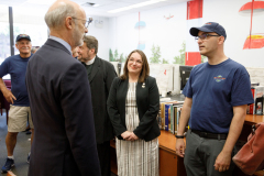 June 1, 2022: Senator Williams Joins Governor Wolf and Rep. Emily Kinkead at event supporting the American Rescue Plan funded PA Opportunity Program, which would send $2,000 checks to Pennsylvanians.