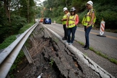 August 15, 2019: Senator Lindsey Williams tours District 38 with PennDOT to view various projects around the district.