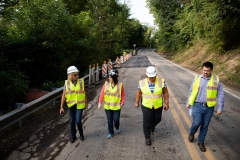 August 15, 2019: Senator Lindsey Williams tours District 38 with PennDOT to view various projects around the district.