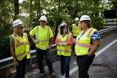 August 15, 2019: Senator Lindsey Williams tours District 38 with PennDOT to view various projects around the district.