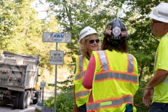 August 15, 2019: Senator Lindsey Williams tours District 38 with PennDOT to view various projects around the district.