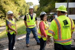 August 15, 2019: Senator Lindsey Williams tours District 38 with PennDOT to view various projects around the district.
