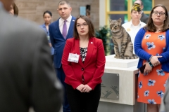 May 30, 2019: Senator Lindsey Williams hosts Pets for Vets Roundtable in Pittsburgh. The program pairs shelter animals with veterans -- both of which often have seen and unseen scars. The veteran saves the animal and welcomes them into a loving home. Pets for Vets is an incredible program that benefits both brave veterans and our furry friends.
