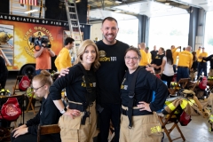 September 4, 2019: Senators get a taste of first responder training with the Pittsburgh firefighters.