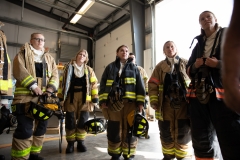 September 4, 2019: Senators get a taste of first responder training with the Pittsburgh firefighters.