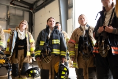 September 4, 2019: Senators get a taste of first responder training with the Pittsburgh firefighters.