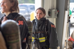 September 4, 2019: Senators get a taste of first responder training with the Pittsburgh firefighters.