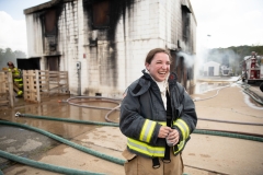 September 4, 2019: Senators get a taste of first responder training with the Pittsburgh firefighters.