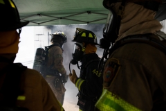 September 4, 2019: Senators get a taste of first responder training with the Pittsburgh firefighters.