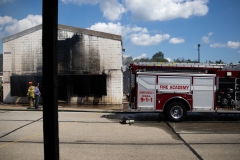 September 4, 2019: Senators get a taste of first responder training with the Pittsburgh firefighters.
